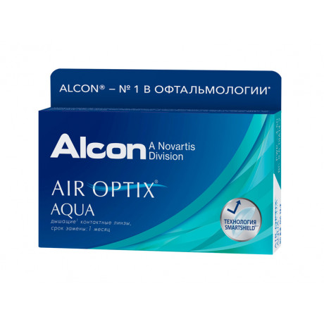 Air Optix Aqua, 3 линзы